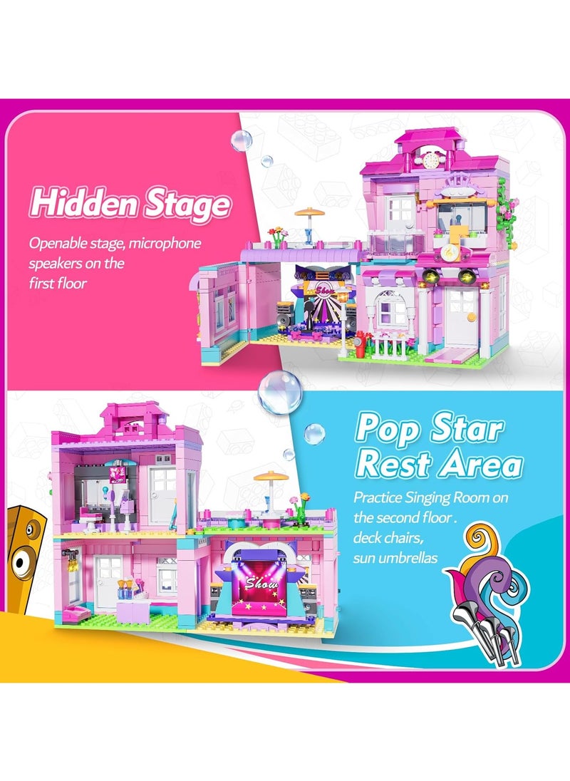 Happy Family Party Creative Building Toy Set for Kids, Best Learning and Roleplay Gift for Girls and Boys with Storage Box