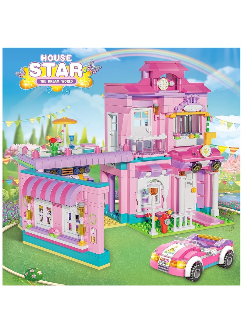 Happy Family Party Creative Building Toy Set for Kids, Best Learning and Roleplay Gift for Girls and Boys with Storage Box