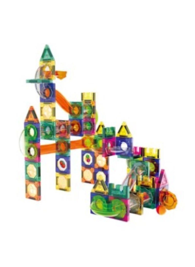 Magnetic Building Blocks Construction Set Magnet Tiles Children Montessori  Educational Brain Development Game , Stimulates Imagination,Toy for Kids