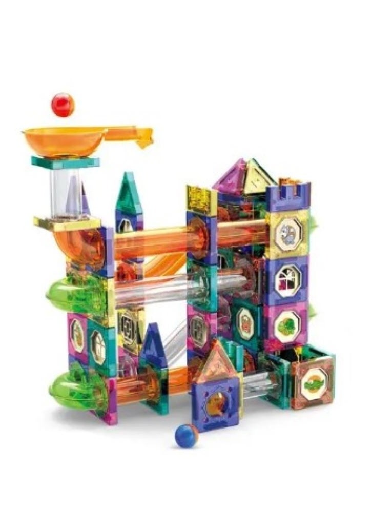 Magnetic Building Blocks Construction Set Magnet Tiles Children Montessori  Educational Brain Development Game , Stimulates Imagination,Toy for Kids