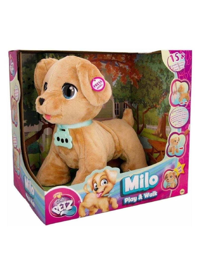 Club Petz Milo Play and Walk Dog