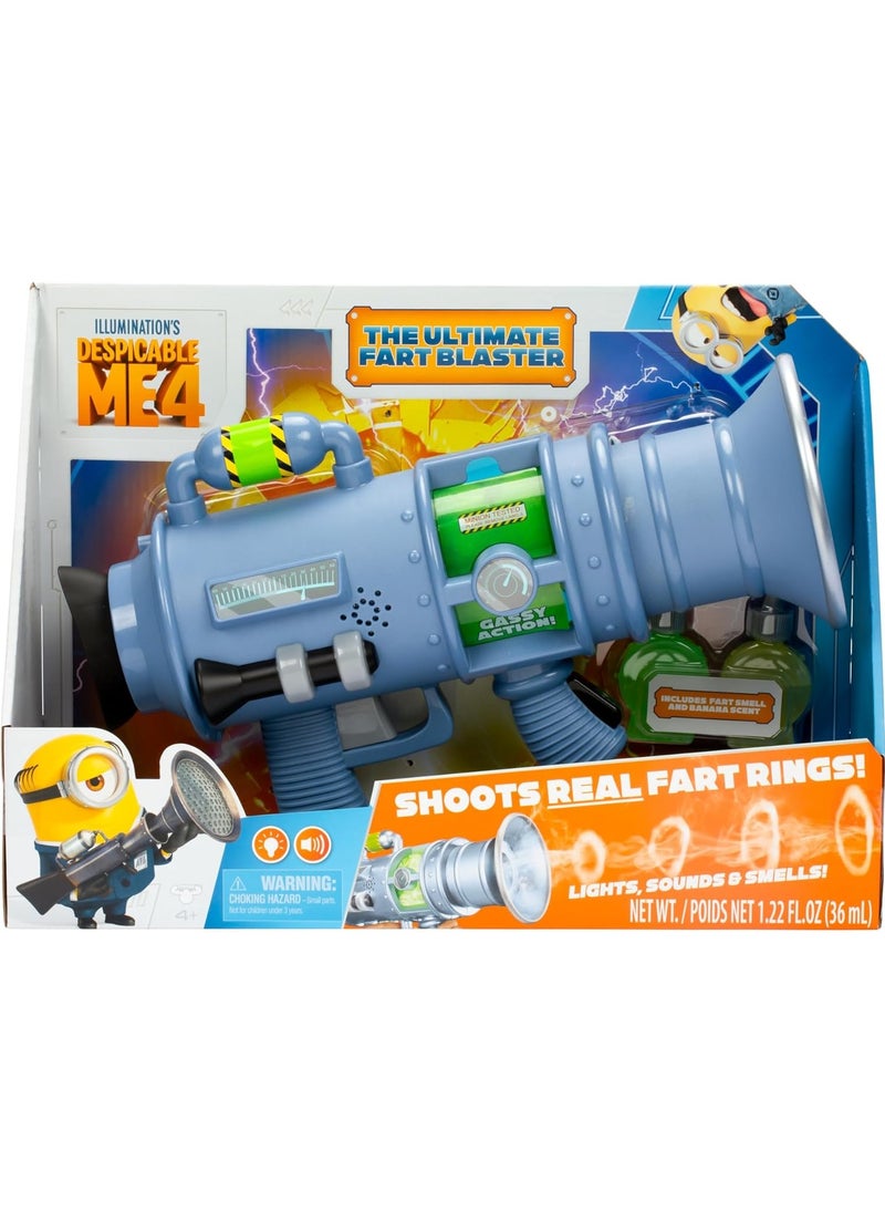 Minions Despicable Me 4 - The Ultimate Fart Blaster | Blasts Out Real Fart Rings of Fog | Plays 15 Different Fart Sounds