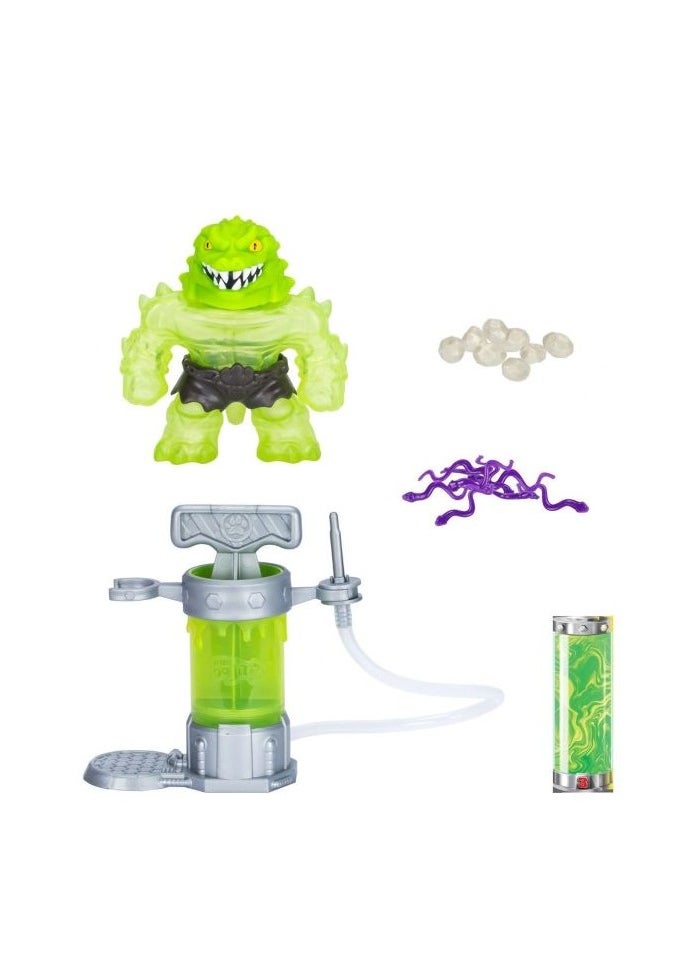 Heroes Of Goo Jit Zu Hero Creator - Make Your Own Rock Jaw | Includes 3 Unique Goo Fillings (boulders, snakes & goo), Stretchable Up to 20 Inches, Special Creator Chamber | Unisex | Ages 4+