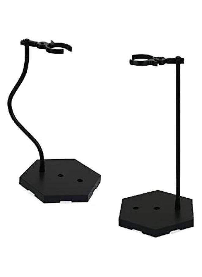 Action Figure Stand 12 Inch Connectable Metal Toy Stand for 1/6 and1/9 Scale Figures