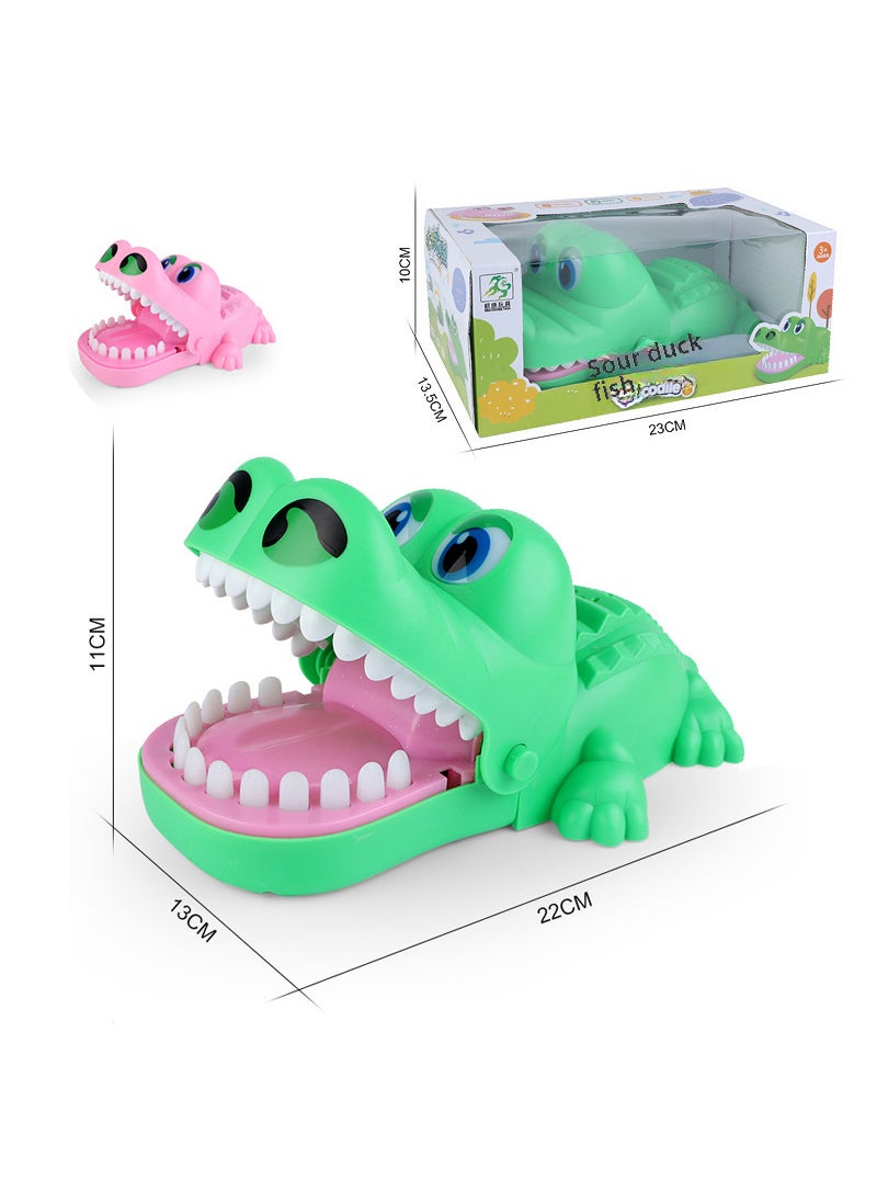 Jumbo Crocodile Bite Finger Game for KidsHand-biting big crocodile [window box] with light sound effect Hand-biting big crocodile [window box] with light sound effect