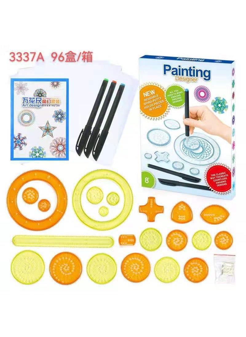 Kids Magic Ruler Multifunction Drawing Board Set3337A 3337A