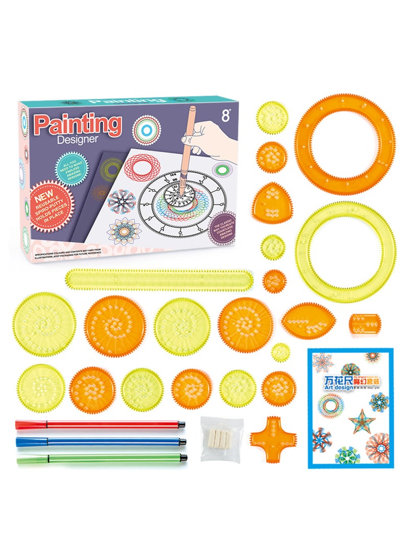 Kids Magic Ruler Multifunction Drawing Board Set3336 3336