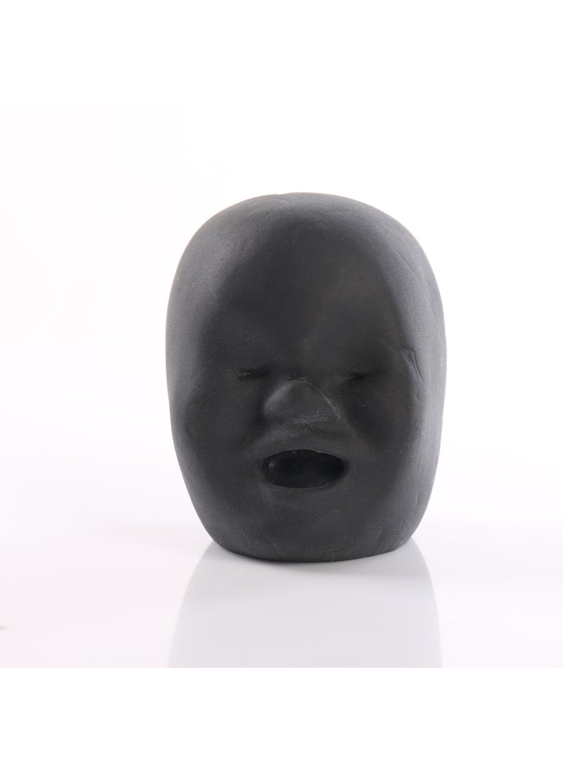 Wholesale face pinch music vent decompression toy fun squeeze vent ball funny expression face ballBlack (ha) Black (ha)