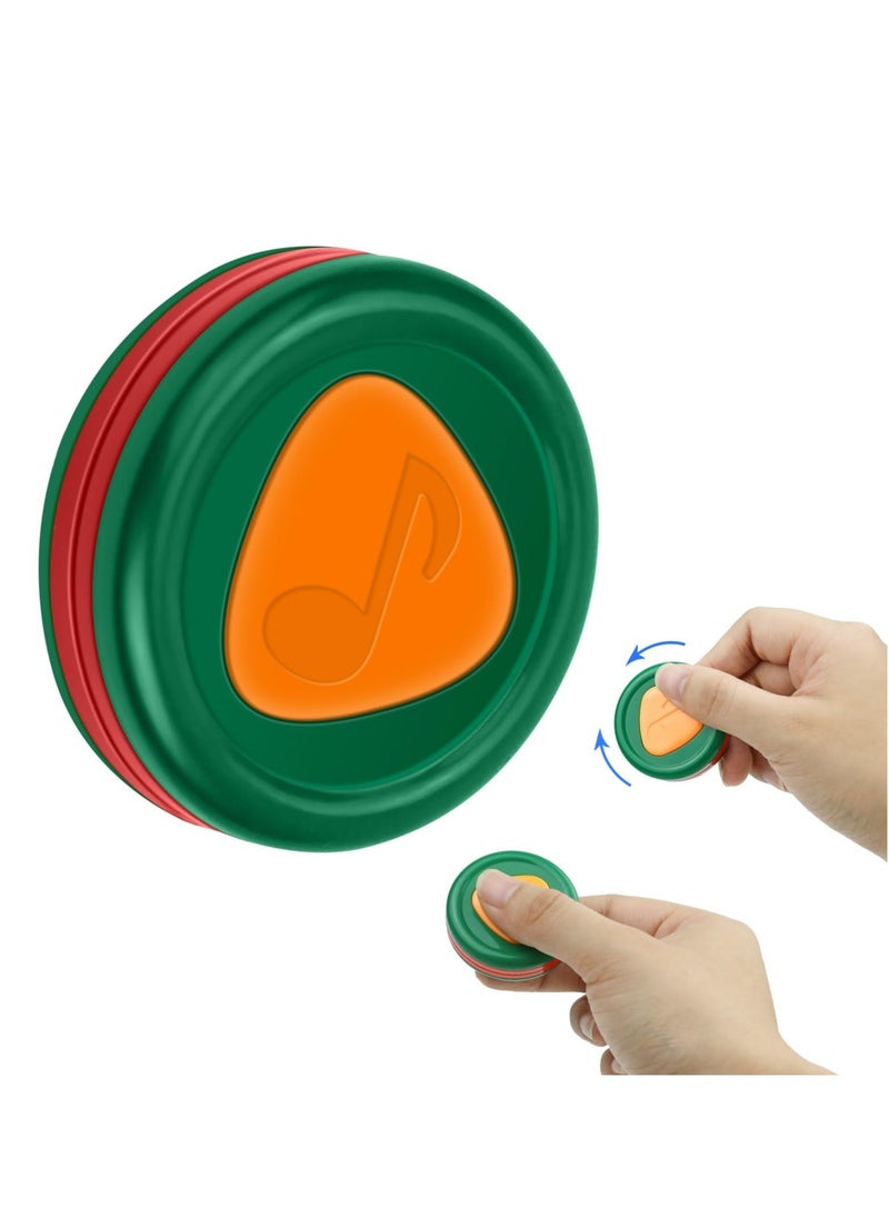 2-in-1 Fidget Slider Toy with Magnetic Button, Haptic Coin, Slider, and Press EDC Fidget Toy for Stress Relief, Ideal for Adults and Kids