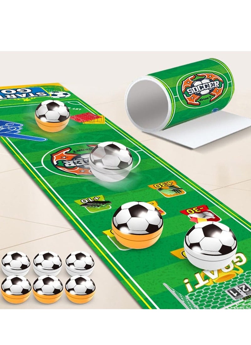 Tabletop Game for Family Party, Football Board Game, Shuffleboard, Curling Game, Interactive Family Party Games for Kids and Adults, Indoor, Outdoor, Travel