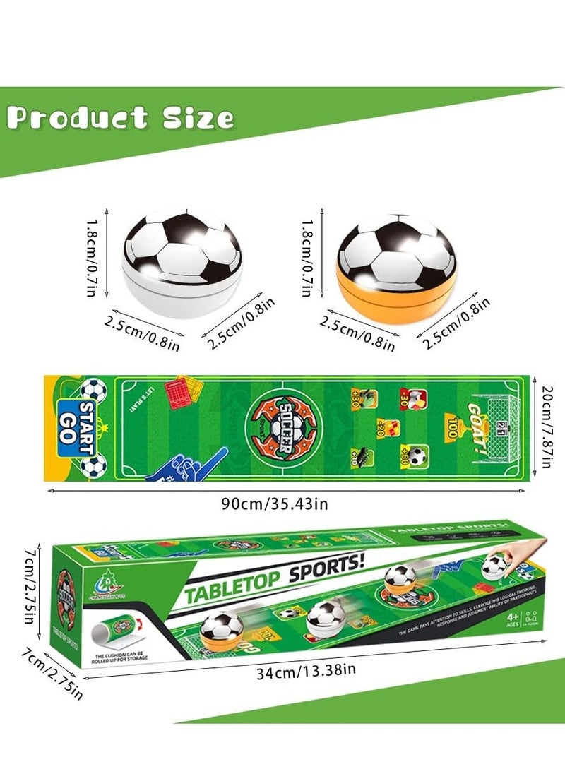 Tabletop Game for Family Party, Football Board Game, Shuffleboard, Curling Game, Interactive Family Party Games for Kids and Adults, Indoor, Outdoor, Travel