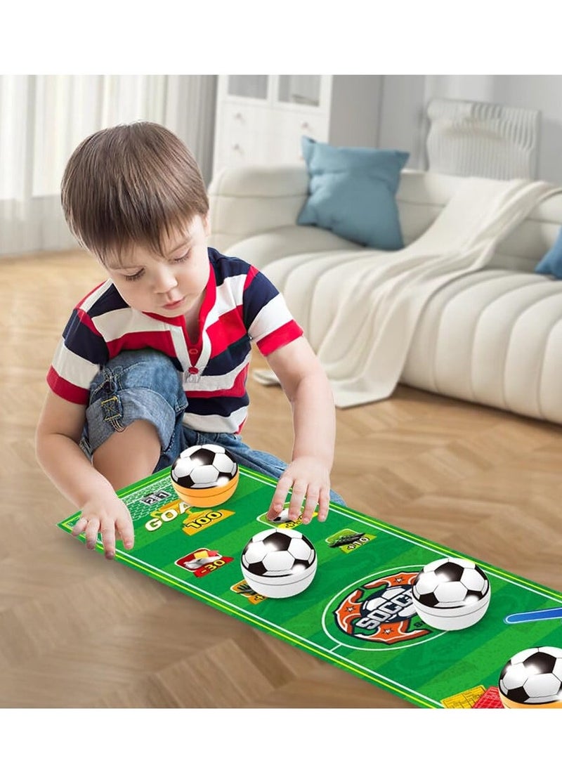 Tabletop Game for Family Party, Football Board Game, Shuffleboard, Curling Game, Interactive Family Party Games for Kids and Adults, Indoor, Outdoor, Travel