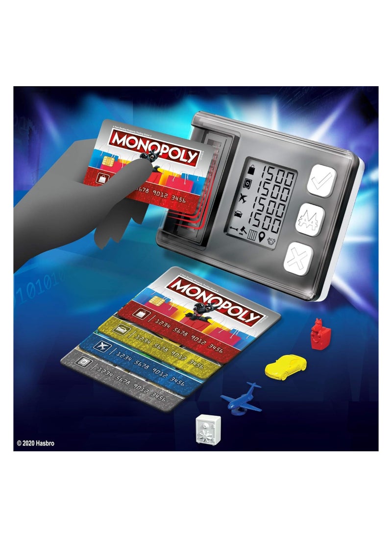 Monopoly Super Electronic Banking Game, Ultimate Rewards Board Game – Digital Cards, Unique Rewards, Property Trading, and Fly to Any Property, Ages 8+