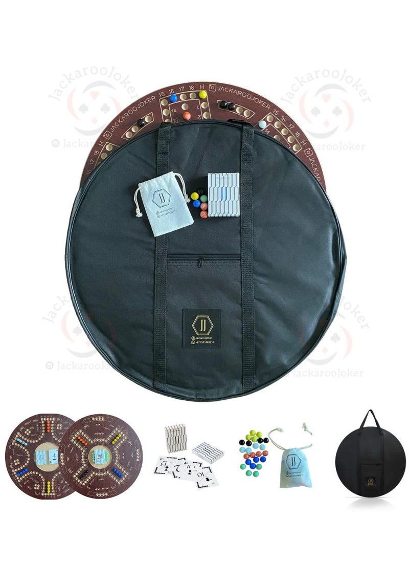 Jakaroo double sided for 4 players and 6 players with bag