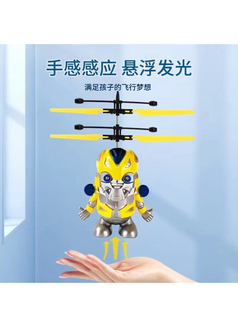 Smart Hovering Helicopter Induction Toy with LED Lights bumblebee