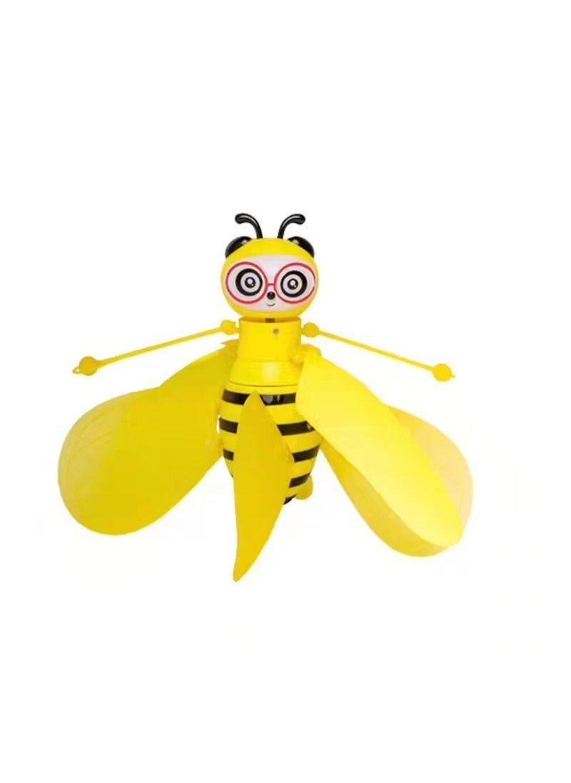 Smart Hovering Helicopter Induction Toy with LED Lights Little Bee