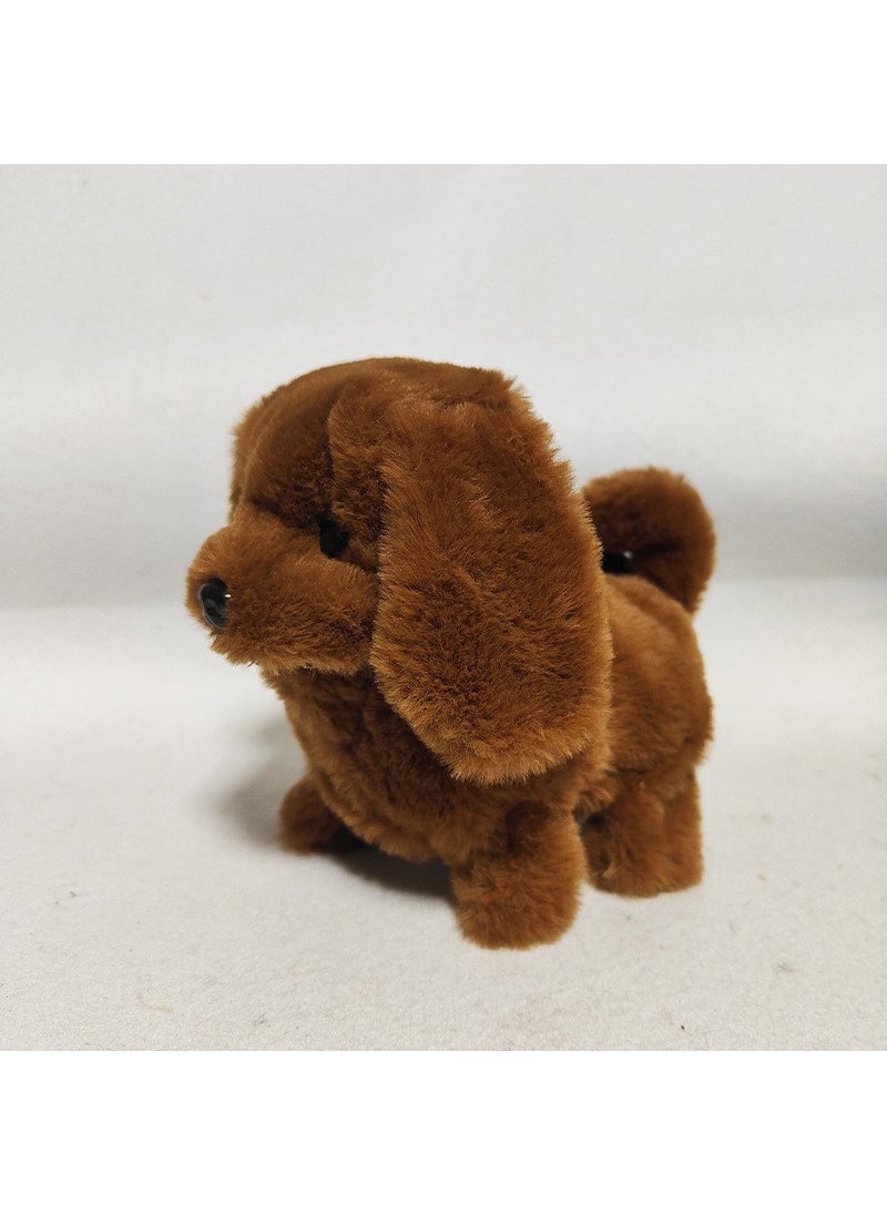 Interactive Teddy Dog Plush ToyDark brown golden retriever dog Dark brown golden retriever dog