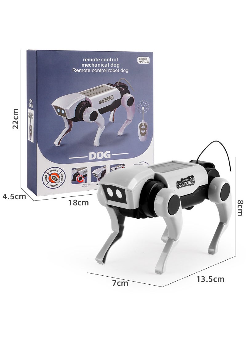 Internet celebrity childrens remote control mechanical dog mechanical cat DIY assembly combination walking mechanical dog pet toy male supermarketRemote control assembly mechanical dog mechanical cat Remote control assembly mechanical dog mechanical cat