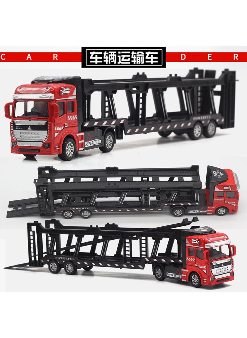 Alloy Excavator Mixer Crane Toy for BoysAlloy head transporter (red) Alloy head transporter (red)