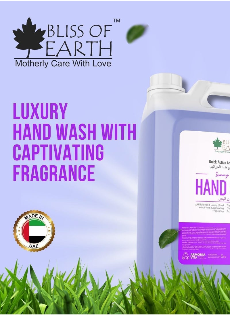 Hand Wash Refill, Refreshing Luxury Lily & Citrus Combo,10 Litres.