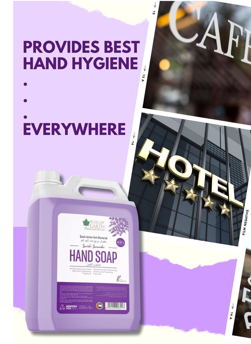 Hand Wash Refill, Refreshing Lavish Lavender & Citrus Combo,10 Litres.