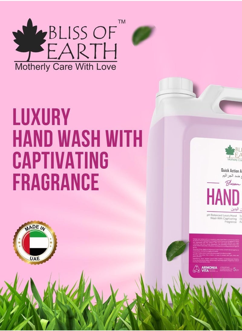 Hand Wash Refill, Refreshing Lavish Lavender & Luxury Lily & Blossom Blast & Citrus Pack of 4, 20 Litres.