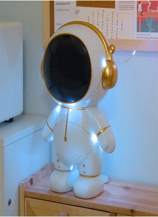 Money Bank in Astronaut Shape with Removable Cover, , Money Box Coin Bank Indestructible Plastic Money Bank, Funny Astronaut Decorations for Kids, Boys, Girls, Gold