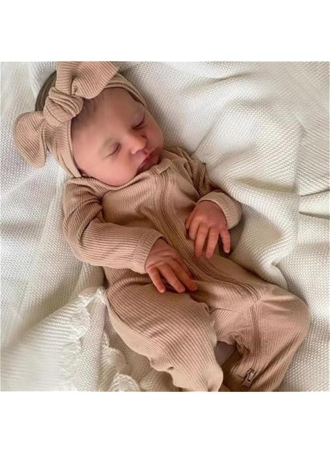 Baby Dolls 19 Inch Realistic Doll Newborn Baby Doll Reborn Vinyl Dolls Bebe Toy for Kids Age 3+