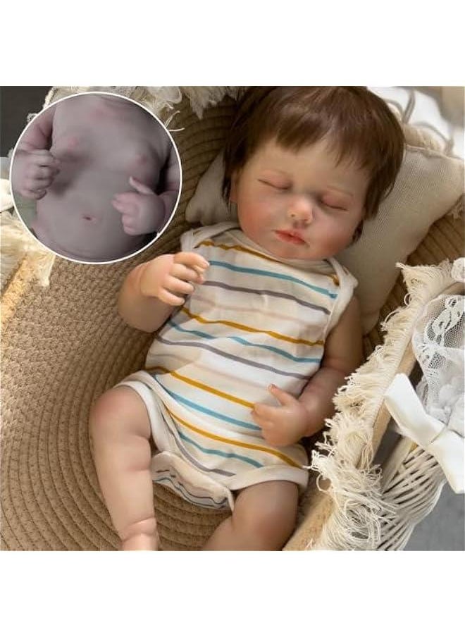 Baby Dolls 20 Inch Newborn Baby Dolls Full Body Vinyl Anatomically Correct Real Life Baby Dolls Child (Full Body -Boy)