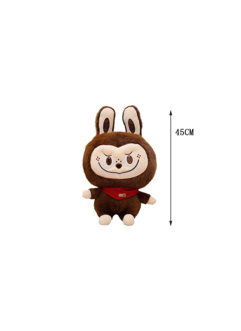 45 CM Cute Cartoon Plush Toy Soft Stuffed Monsters Doll For Girls And Boys All Ages Gift （Brown）