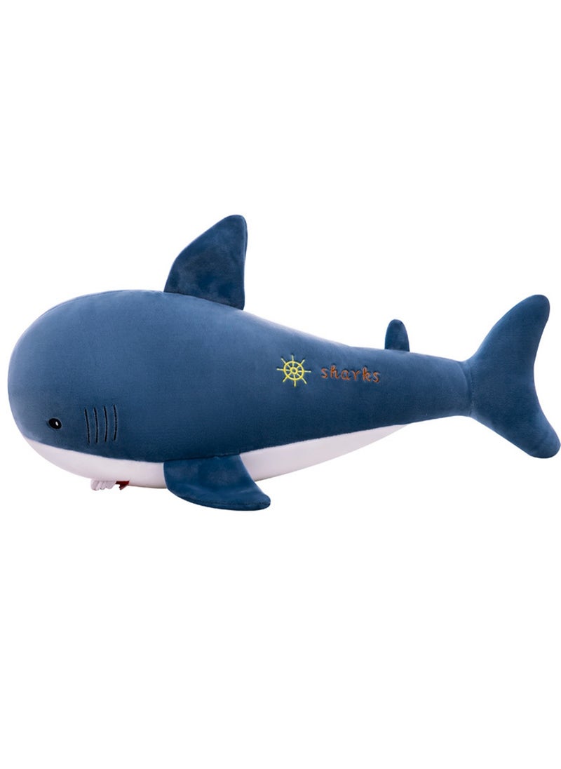 60 CM Cute Shark Plush Toy Soft Stuffed Marine Animals Doll For Girls And Boys All Ages Gift