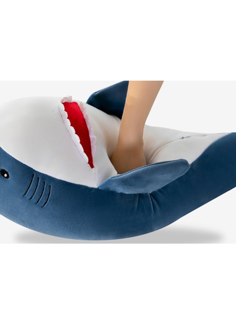 60 CM Cute Shark Plush Toy Soft Stuffed Marine Animals Doll For Girls And Boys All Ages Gift