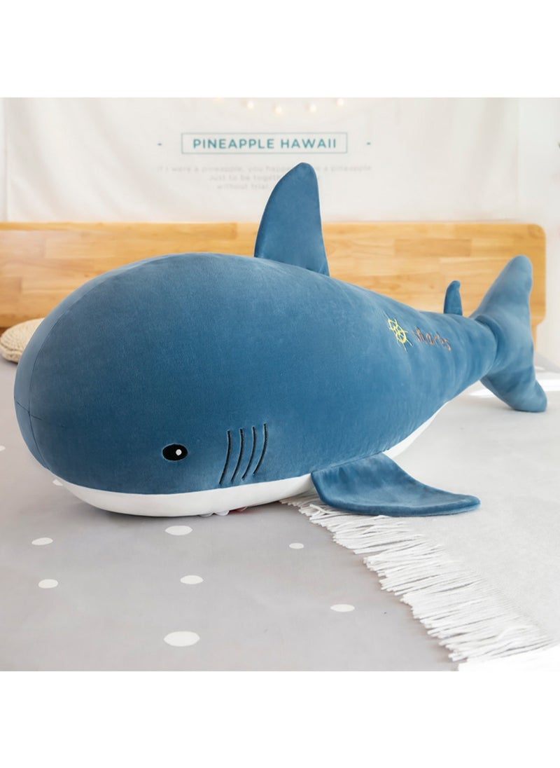 60 CM Cute Shark Plush Toy Soft Stuffed Marine Animals Doll For Girls And Boys All Ages Gift