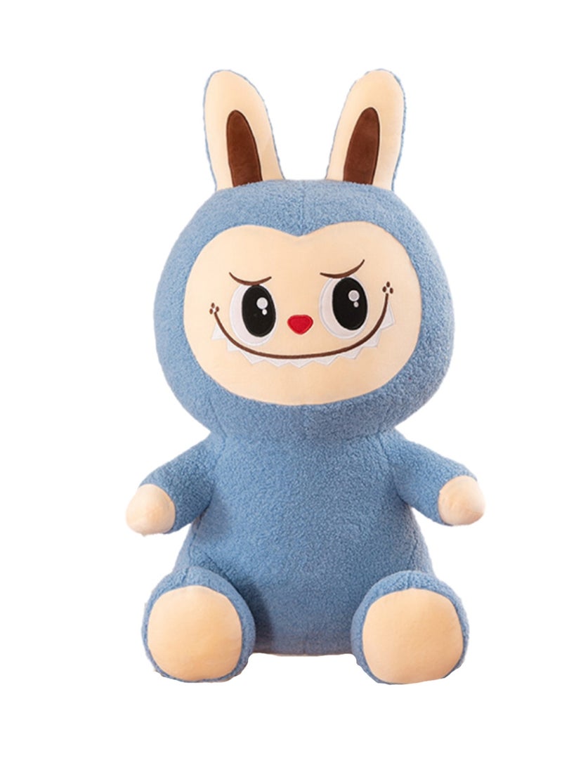 35 CM Cute Rabbit Plush Toy Soft Stuffed Cartoon Animals Doll For Girls And Boys All Ages Gift（Blue）