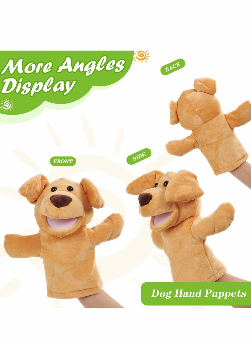 Hand Puppet Toys, Plush Stuffed Hand Puppets Animals Soft Lovely Wildlife Toy Doll Funny Developing Intelligence Birthday Gifts for Kids Toddler Adults Babies