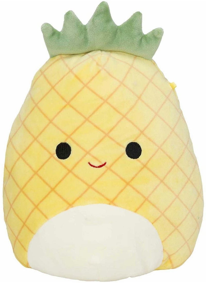 Cute Fluffy Pineapple Plush Pillow, Ultrasoft Stuffed Funny Cartoon Gift for Girl Boy Girlfriends Cotton Cushion for Bedroom, Livingroom, Family, Office