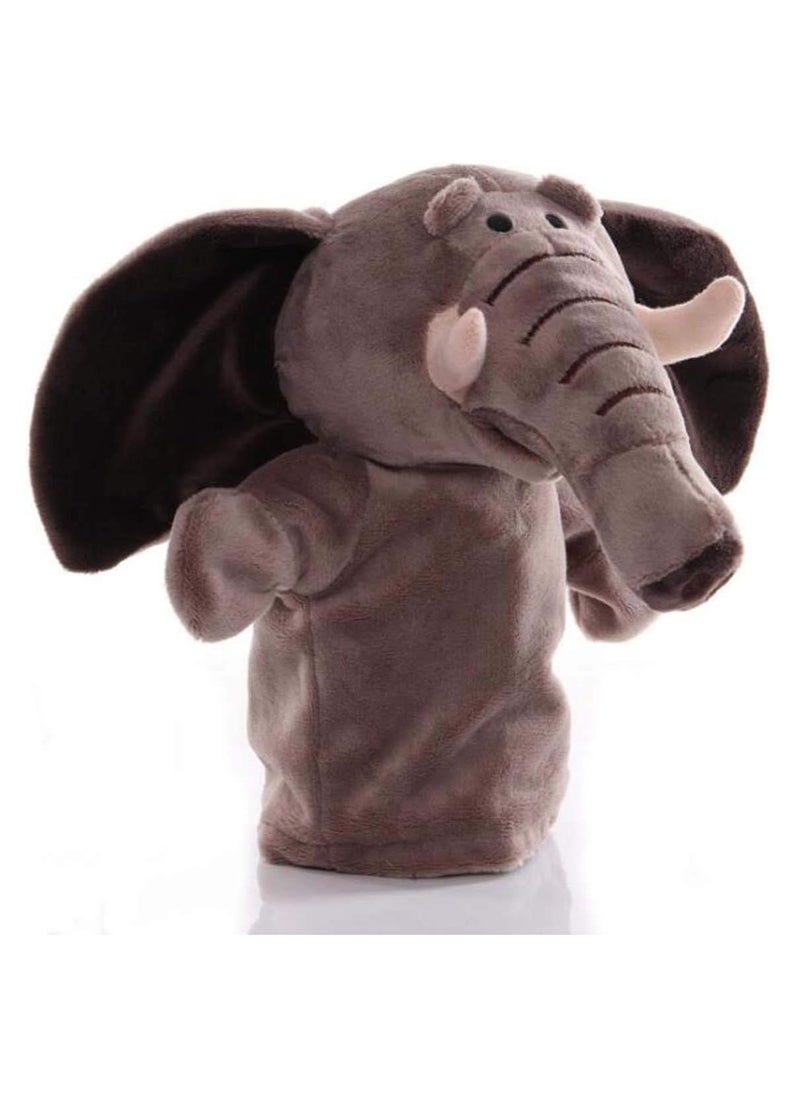 Hand Puppets Plush Animal Toys for Imaginative Pretend Play Stocking Storytelling, Elephant