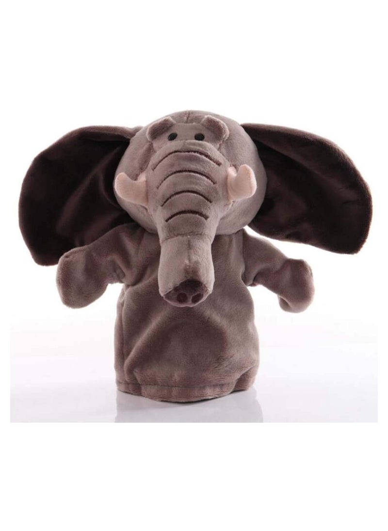 Hand Puppets Plush Animal Toys for Imaginative Pretend Play Stocking Storytelling, Elephant