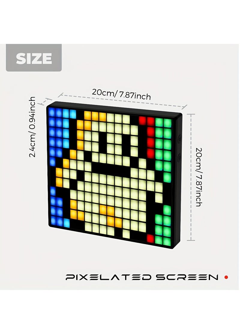 1pc LED Pixel Display - Create Dynamic Visuals with App-Controlled Animation - Perfect for Home Decor, Art, Game Rooms, Bars & More - A Unique, Unforgettable Gift Idea 32X32