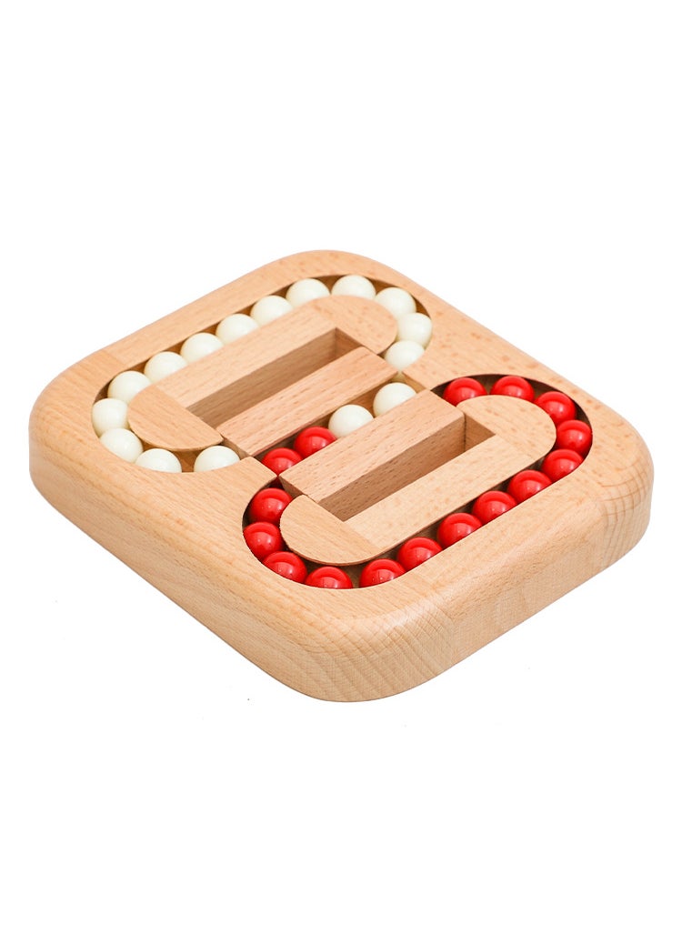 Classic Kids Puzzle Wooden Toy Brain Teaser Lockplane ball plane ball