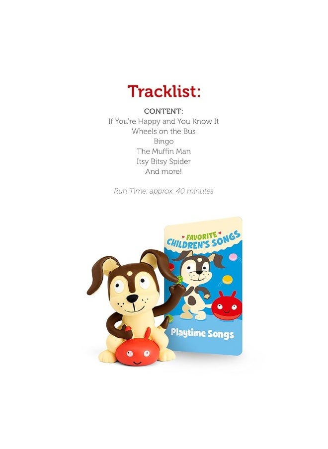 Tonies Playtime Puppy Audio Play Character with Playtime Songs