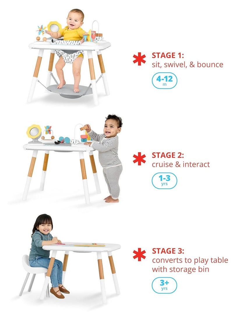 Skip Hop Discoverosity Montessori-Inspired 3-Stage Activity Center & Play Table for Baby Ages 4m+