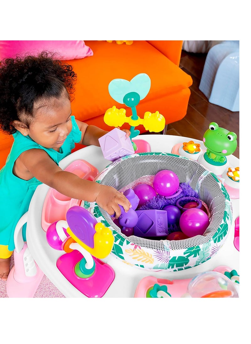 Bright Starts Bounce Bounce Baby 2-in-1 Activity Jumper & Table - Playful Palms