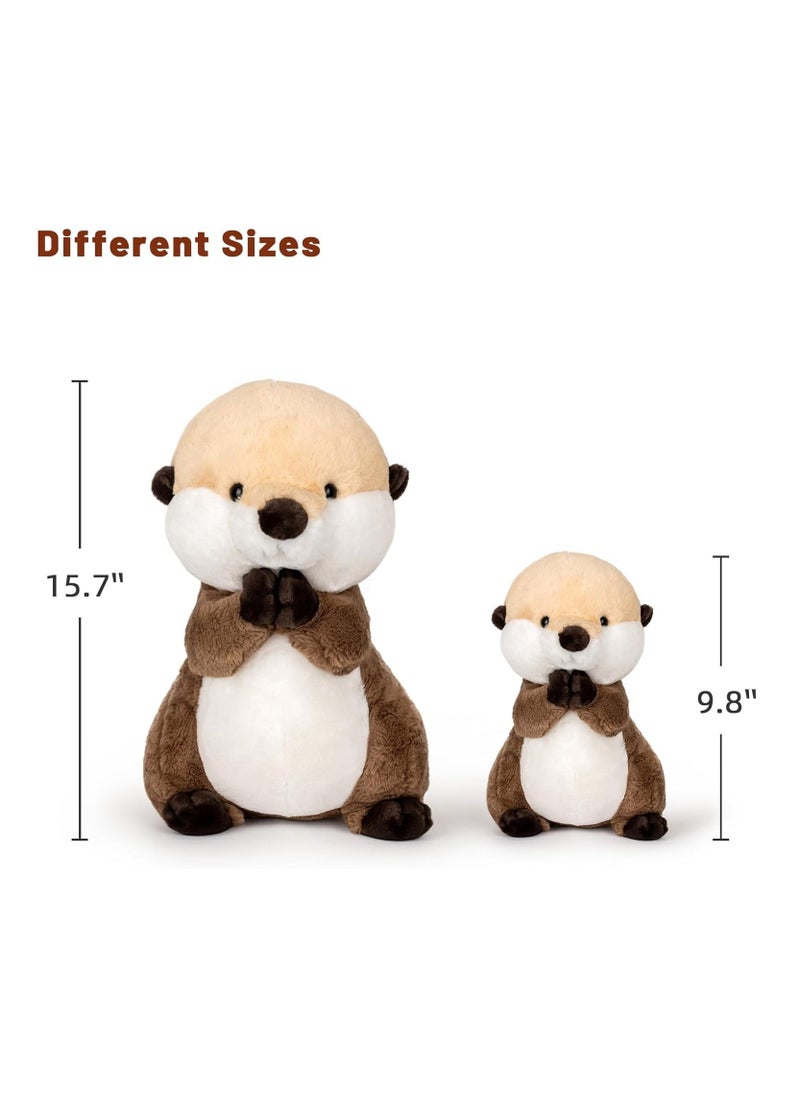 Plush Toy Otter Stuffed Animals Otter Plush Cute Sea Soft Otter Plushie Toy Christmas Birthday for Kids Children Girls Boys 25cm