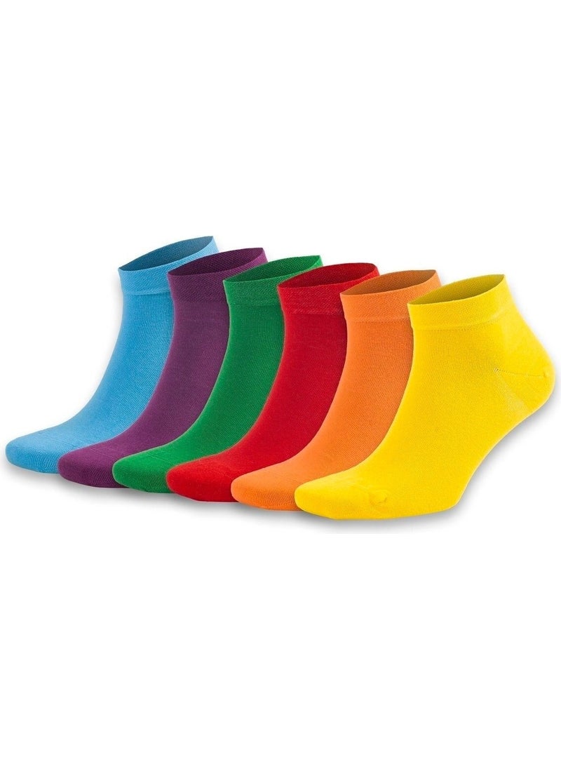 Unisex Colorful Booties 6 Pack