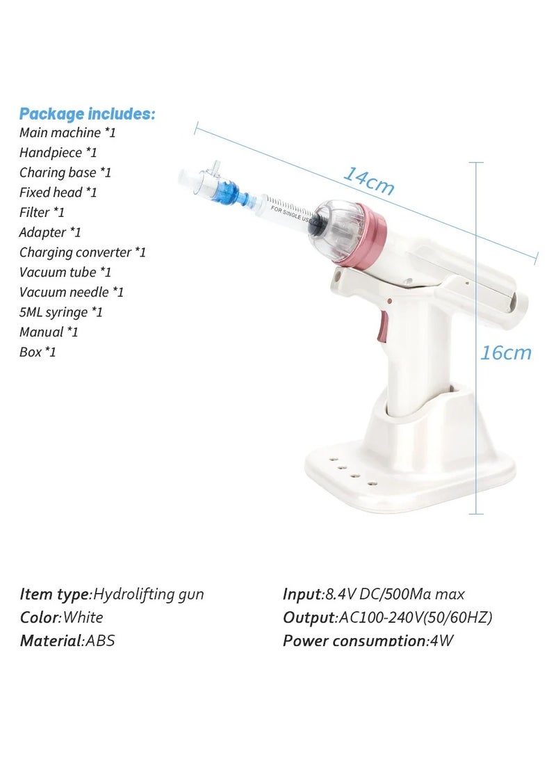 Hydrolifting Gun Mesotherapy EZ Negative Pressure Meso gun, Mesotherapy Hydrolifting Water Injector Microcrystal Injection