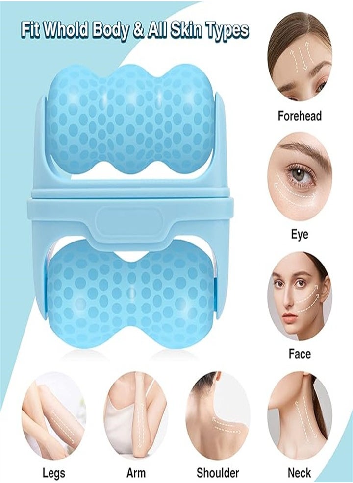 Face and body ice roller, ice massager for eye face puffiness, migraine, pain relief, facial skin care product, treatment tool, portable skin care beauty tool