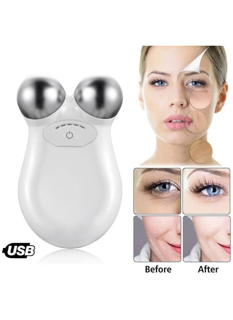 Micro current Face Device Roller, Face Lifting Skin Device for Facial Wrinkle Removal, Facial Toning Massage Device