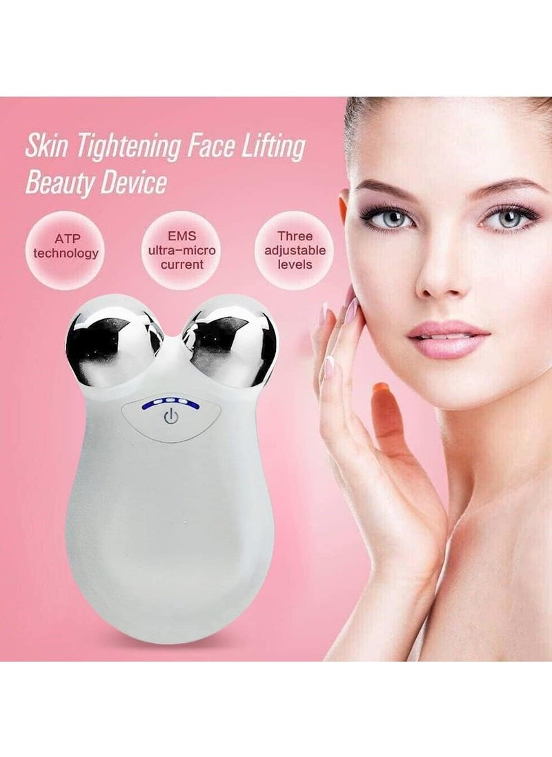 Micro current Face Device Roller, Face Lifting Skin Device for Facial Wrinkle Removal, Facial Toning Massage Device