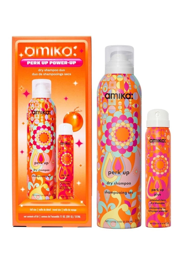 AMIKA Perk Up Power-Up Dry Shampoo Duo 7.1oz.(201g)/257ml